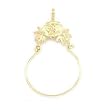 Rose Charm Holder 14k Gold 36mm