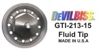 1.5mm FLUID TIP - Devilbiss GTI-PRI-JGA HVLP Spray Gun