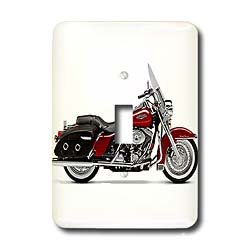 Light Switch Cover Picturing Picturing Harley Davidson Motorcycle - single toggle switch
