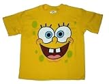 SpongeBob Face Toddler Child's Yellow T-shirt