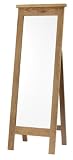 Oak Cheval Mirror