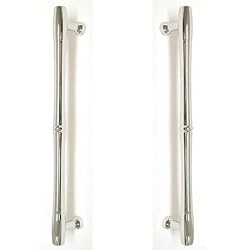 Top Knobs- Appliance M721 Back to Back Passage Door Pull in Polished Chrome