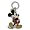 Mickey Mouse Vintage 8PC Combo Front Rear Car Floor Mats Seat Covers Steering Wheel Cover CD Organizer Plus Bonus Matching Key Chain