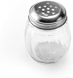 Brick Oven Glass Cheese Shaker, Clear