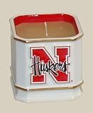 NCAA Nebraska Cornhuskers Ceramic Candle Holder