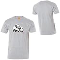 ENJOI Piggyback Pandas Short Sleeve T Shirt Athletic Heather