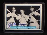 Signed Dimaggio, Joe Authentic Sports Autographs Card Number 7 1951 Joe DiMaggio Mickey Ted Williams