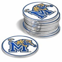 Memphis Tigers Golf Ball Marker Pack)