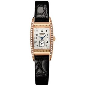 Click here to buy Longines Watches, Longines BelleArti- Mini Quartz 18k Solid Rose Gold , Bezel Set with 34 Diamonds... .