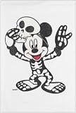 Janlynn Mickey Skeleton Halloween Pillowcase Art