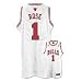 Derrick Rose Jersey: adidas White Swingman #1 Chicago Bulls Jersey