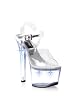 Women's Sandal With Motion-Activated Lights In The Platform And Heel, And 6 3/4 Inch Heel Batteries Are Replaceable.