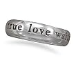 true love waits Sterling Silver Ring (Sizes 5-9)