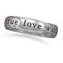 "true love waits" Sterling Silver Ring (Sizes 5-9)