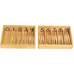 Montessori Numbered Spindle Box with 45 Spindles