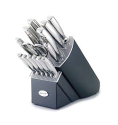 Anolon Advanced Stainless Steel 15-Piece Knife Set with Block