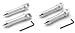Kawasaki Ninja EX 500 ZX6 ZX7 ZX9 Spike F&R Foot Pegs