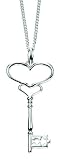 Element Sterling Silver Ladies P3033 Large Key Pendant on 18 Chain
