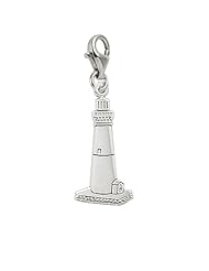 Rembrandt Charms Lighthouse, Barnegat Charm with Lobster Clasp