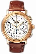 Maurice Lacroix Masterpiece Flyback Annuaire 18k Rose Gold Mens Watch mp6108-pg101-19e