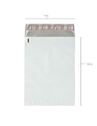 Office Product: 100 - 9x12 Self-Seal Tear Proof Poly Mailer Envelopes (100 Pack) - Fosmon