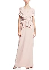 Sheath Off the Shoulder Peplum Slit  Dress