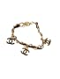 Fashion Gold-Plated Letters Bracelet- Black