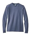 NEW District Threads - Long Sleeve Pigment-Dyed Tee Scotland Blue-S