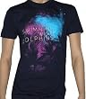 SWIMMING WITH DOLPHINS - Night - Navy Blue T-shirt