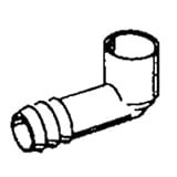 Insert Elbow Fitting - 1/2 inch Slip x 1/2 inch Insert