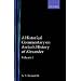 A Historical Commentary on Arrian's History of Alexander, Vol. 1: Books I-III