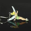Disney Tinkerbell Pendant on 24" Silver Plated Diamond Cut Chain