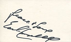 Earl Campbell Autographed / Signed 3x5 Card