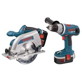 Factory-Reconditioned Bosch 93618DC-RT 18-Volt Brute Tough Hammer Drill/Circular Saw