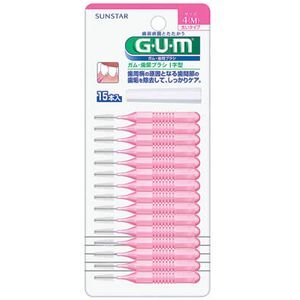 GUM 歯間ブラシ I字型 M 15本入り