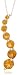 10k Yellow Gold, November Birthstone, Citrine Journey Pendant, 18"