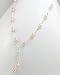 Peach Fresh Water Pearl Sterling Silver Necklace