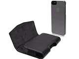 Marware 602956010807 C.E.O. Prestige Plus Leather Holster for iPhone 5 - 1 Pack - Retail Packaging - Black