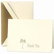 Engraved Palm Tree Thank You Notes