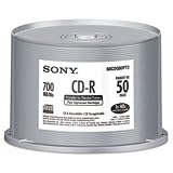 CD-R Discs, 700MB/80min, Thermal, 48x, White, 50/Pack