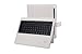 Poetic KeyBook Bluetooth Keyboard and Leather Book Style Case for iPad 3 / iPad 2/ iPad 1 White