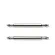 Spring Bar Pins Watch Bands For Attaching Bands Clasp To Watches Extra Thin Stainless Steel Length 15 MM Thickness 1.30 MM Set of 2