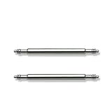 Spring Bar Pins For Attaching Watch Bands To Watches Stainless Steel Men Length 18 MM Thickness 1.5 MM Set of 2