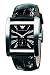 Armani s/steel black strap watch AR0180