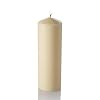 2" X 6" Ivory Unscented Pillar Candles Set 20