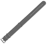 NATO Ballistic Nylon Watchband Grey 20mm Watch band - by deBeer