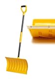 Erapro HD-6ME 21-Inch Poly Blade With Metal Edge Heavy Duty Snow Shovel/Pusher With 36-Inch Lacquered Hardwood Shaft Cushion Shaft Grip