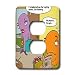 Londons Times Fish Fishing Deep Beneath Cartoons - Fish Divorces Haddock With You - Light Switch Covers - 2 plug outlet cover