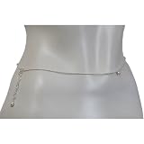 Belly Jewelry Chain Sterling Silver Max Length 38 inches (b252)