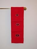 Georgia Bulldogs Embroidered Bath Towel Set - 100% Cotton
